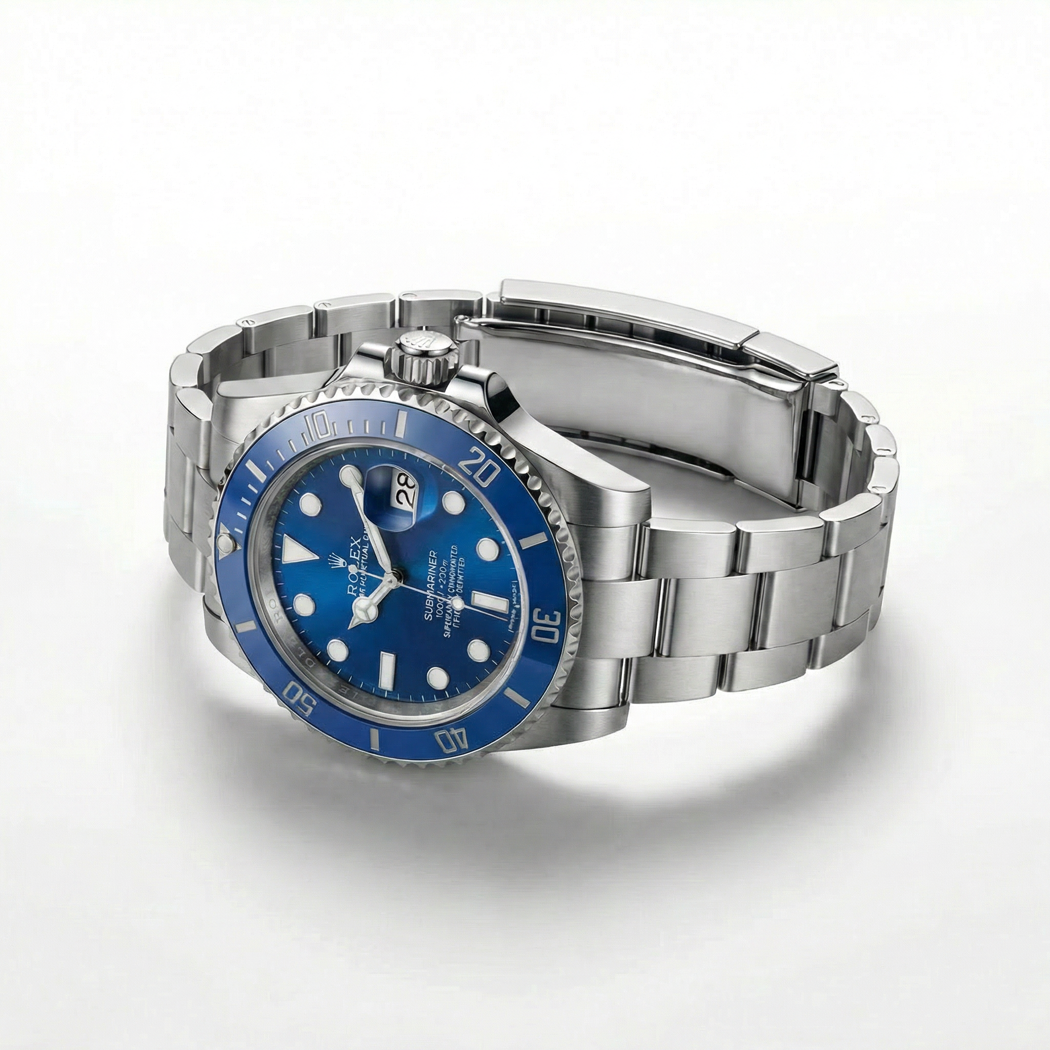 Submarine - 41mm in Steel with Blue Dial