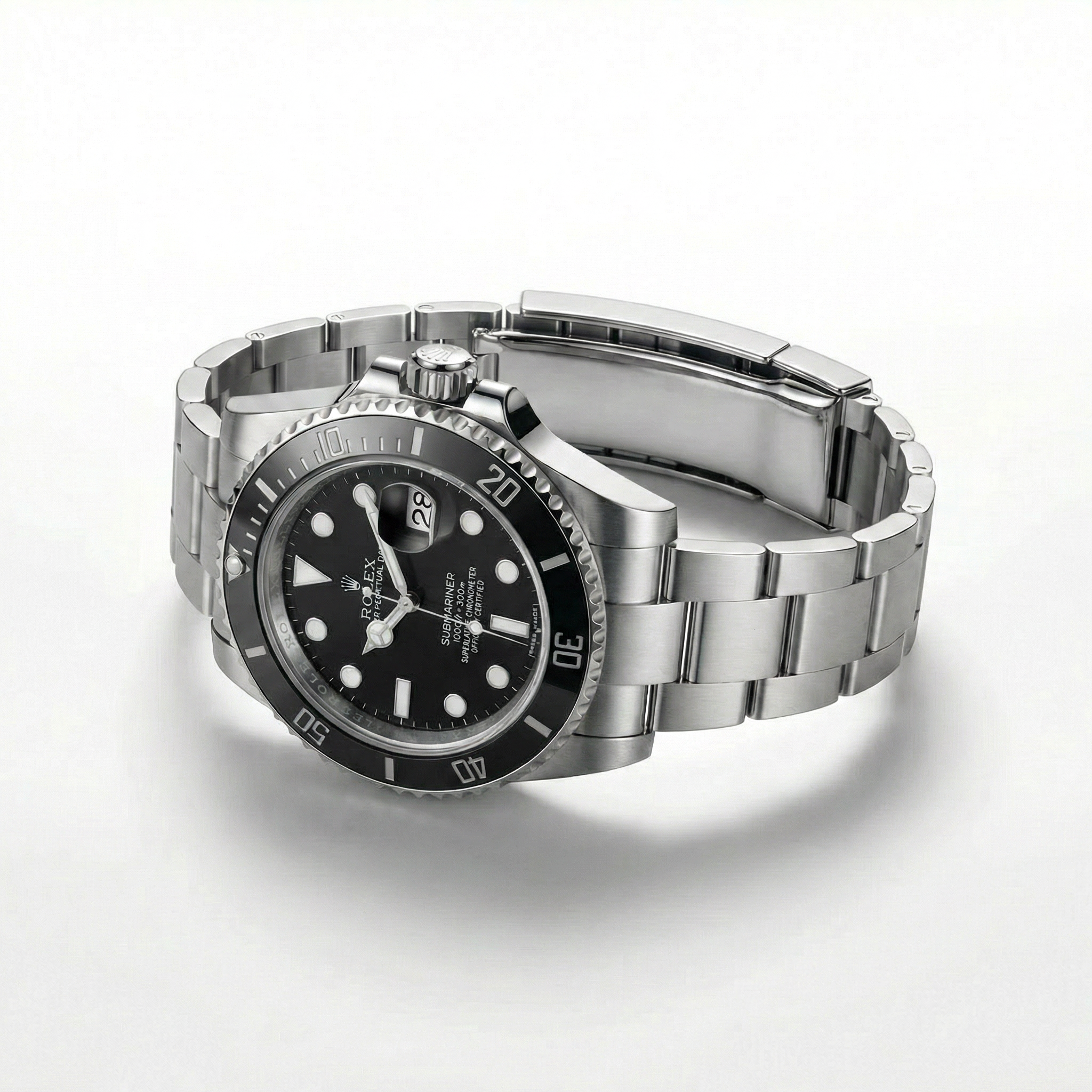 Submarine - 41mm in Steel with Black Dial