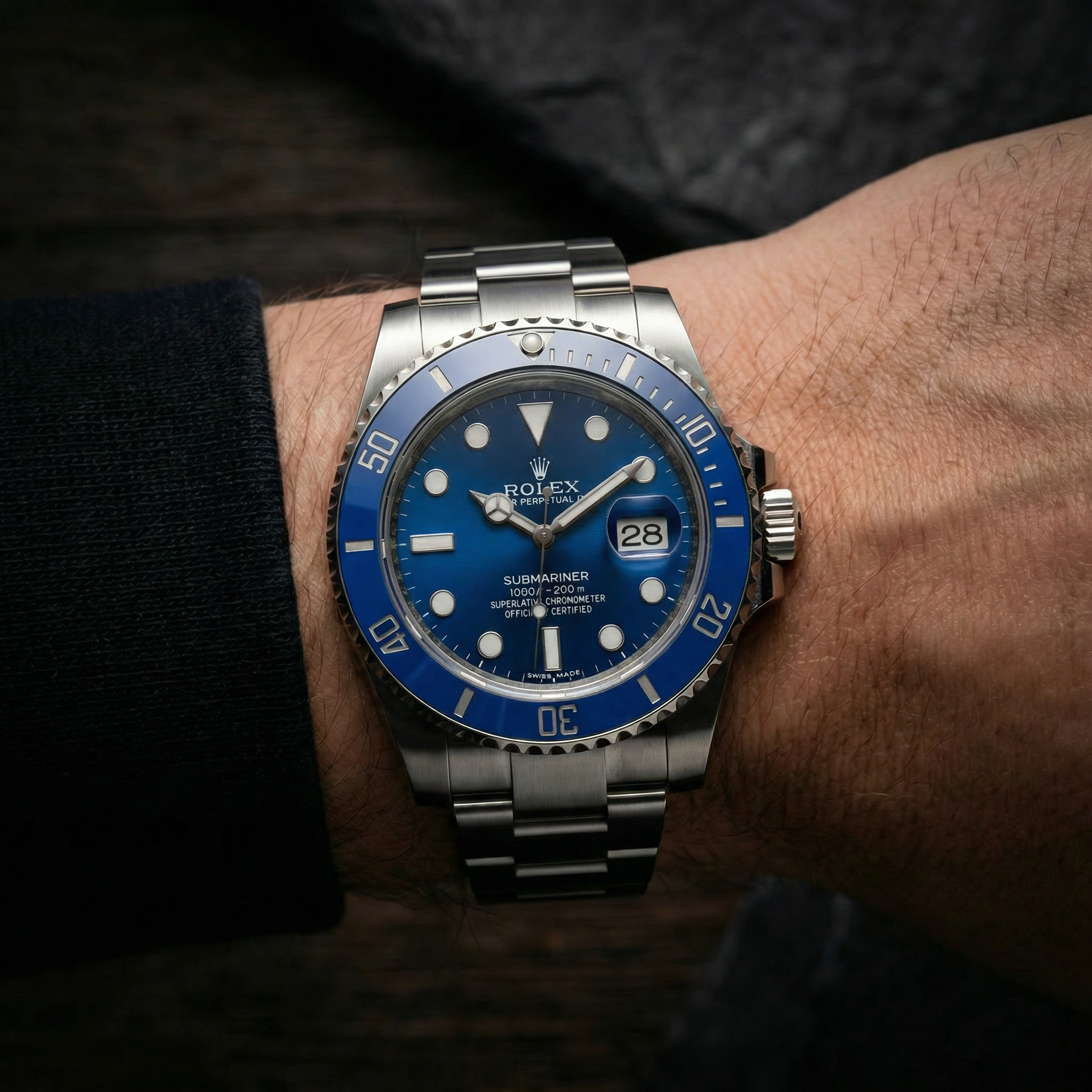 RO. Sub. - 41mm in Steel with Blue Dial
