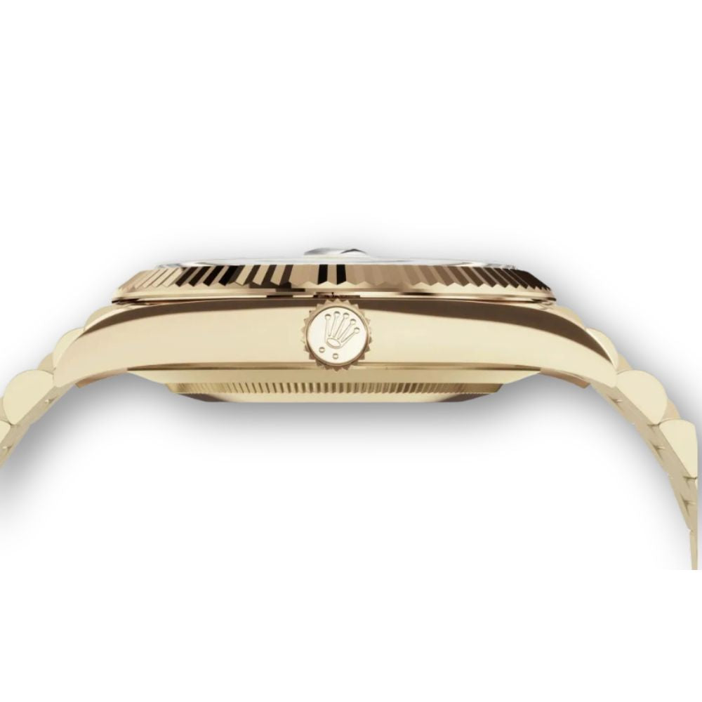 Day-Date 40mm in Yellow Gold with Green Dial