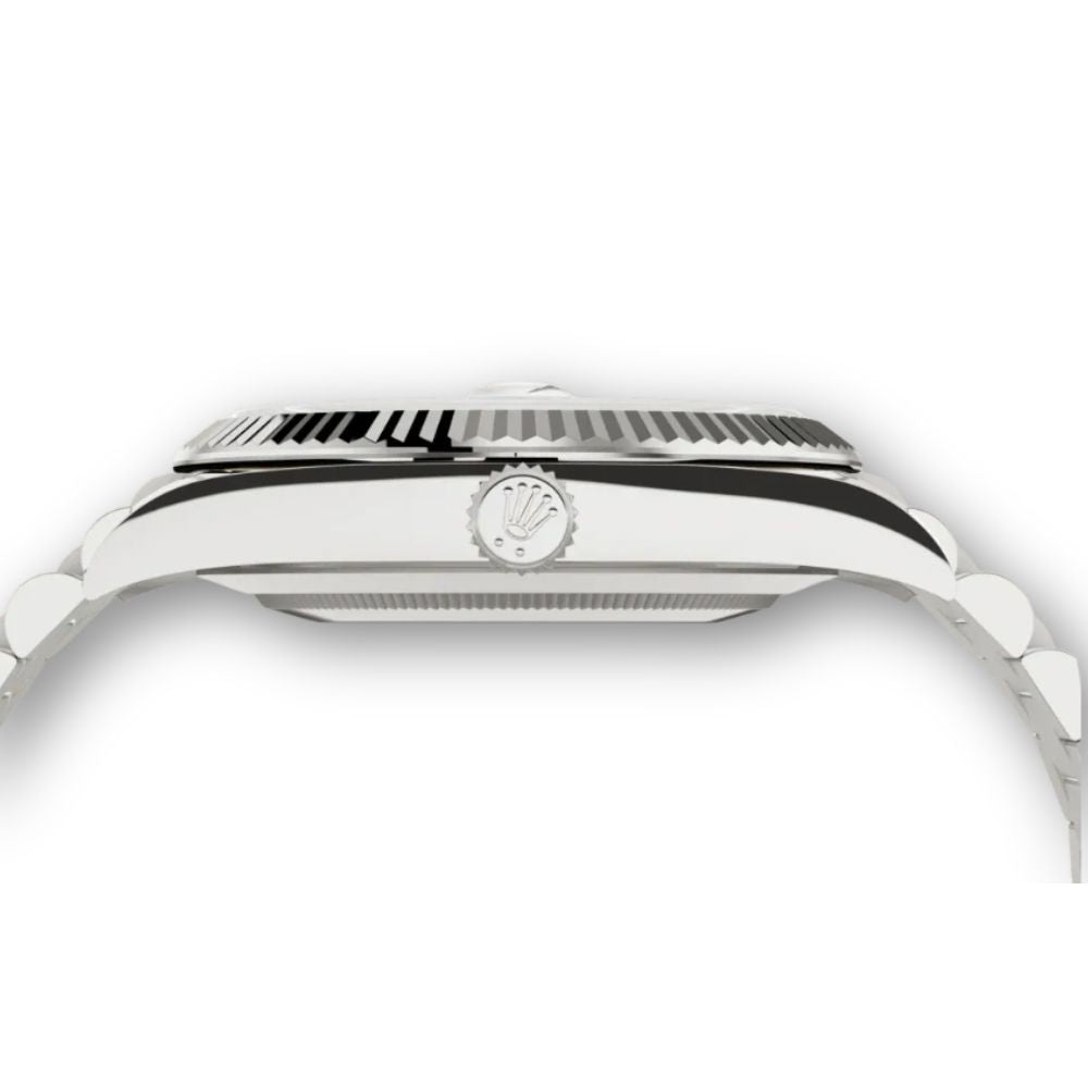 Day-Date 40mm in White Gold with Green Dial